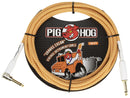 PIG HOG "ORANGE CRÈME 2.0" INSTRUMENT CABLE, 10FT RIGHT ANGLE