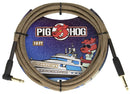 Pig Hog "Tuscan Brown" Instrument Cable, 10ft Right angle