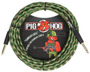 Pig Hog “Camouflage“, 20ft 1/4"-1/4" Instrument Cable