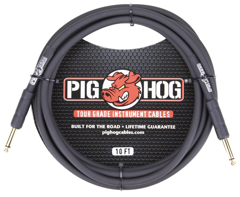 Pig Hog 10ft 1/4" -1/4" 8mm Inst. Cable