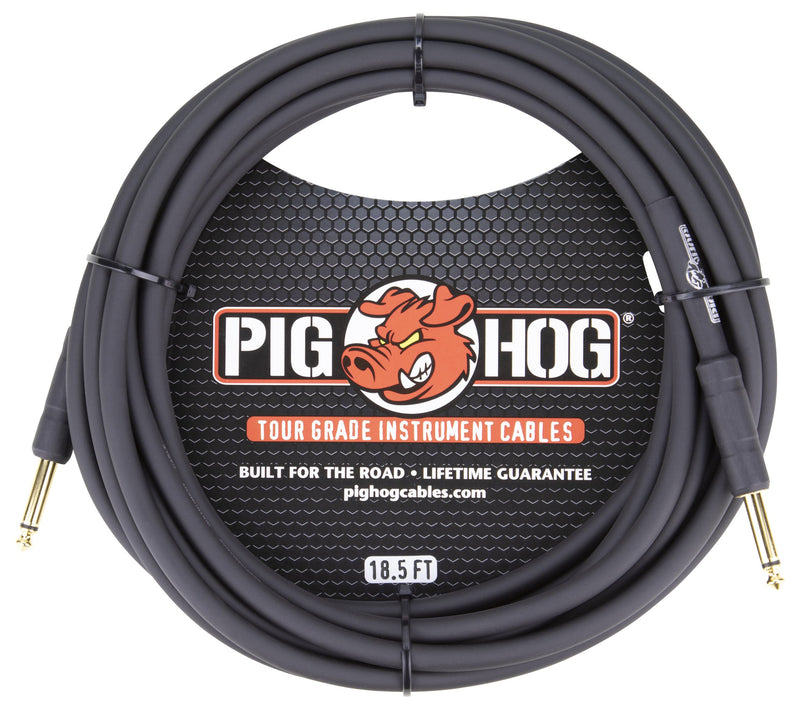 Pig Hog 18.5ft 1/4" -1/4"  8mm Inst. Cable