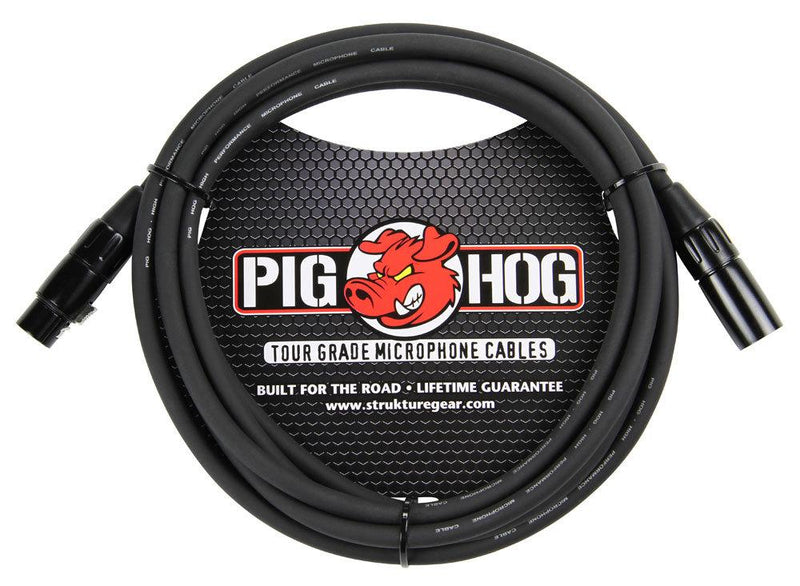 Pig Hog XLR Microphone Cable, 10ft.