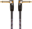 BOSS 6" / 15CM INSTRUMENT CABLE, ANGLED/ANGLED 1/4" JACK