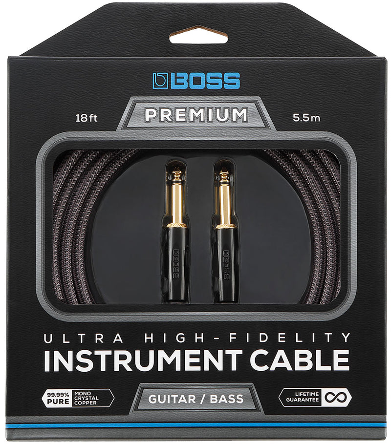 BOSS 10ft / 3 m Premium guitar cable straight to straight