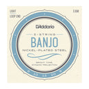 D'Addario EJ60 5-String Banjo Strings, Nickel, Light, 9-20