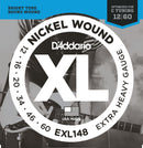 D'Addario EXL148 Nickel Wound Electric Guitar Strings, Extra-Heavy, 12-60