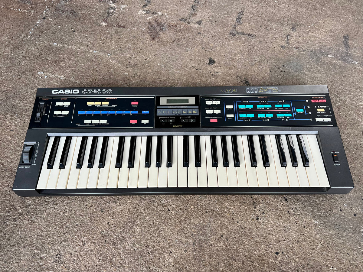 CASIO キーボードシンセサイザー CZ-1000 CASIO CZ-1000 Digital Synthesizer 1985 | DEMO - YouTube