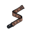 D'Addario Eco-Comfort Woven Guitar Strap, Brown & Orange