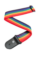D'Addario Polypropylene Guitar Strap, Rainbow