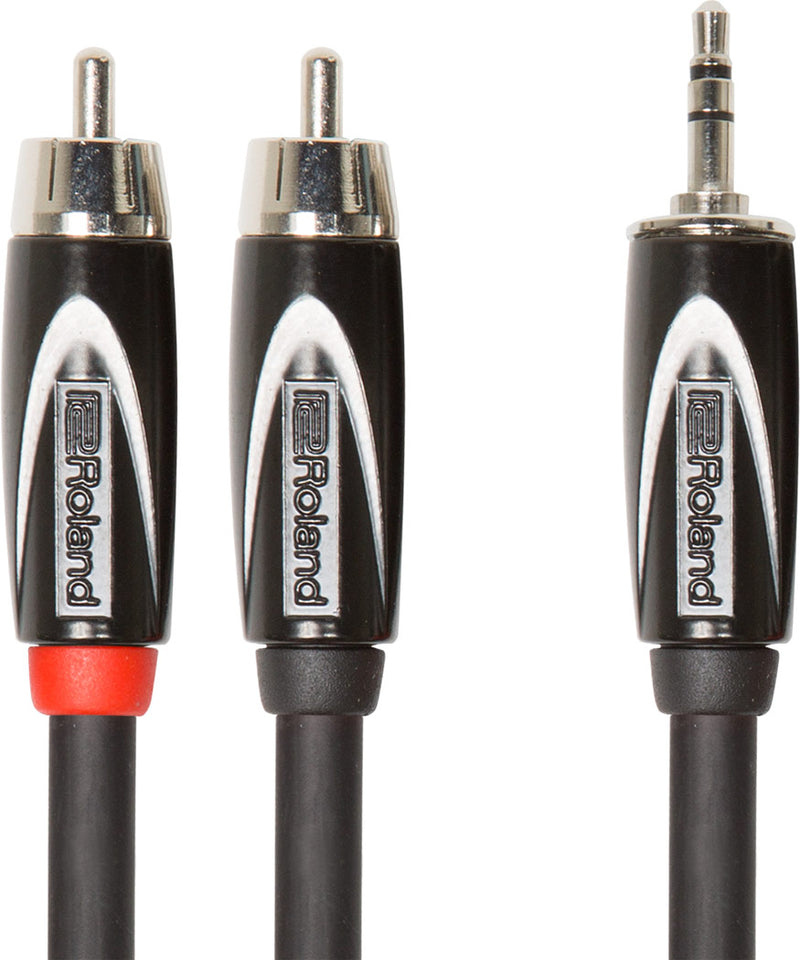 Roland 10FT / 3M INTERCONNECT CABLE, 3.5MM TRS-DUAL RCA